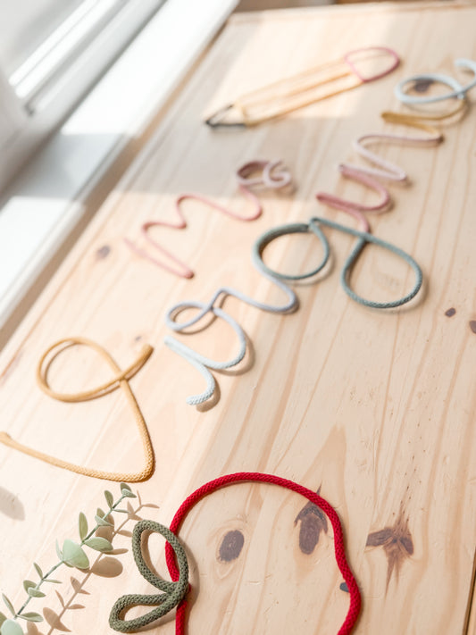 Lettrage Multicolore